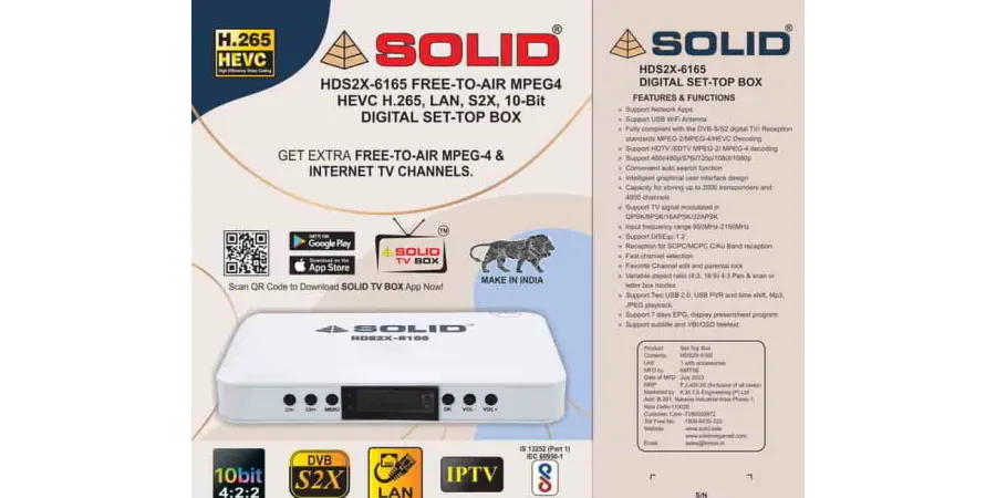 What is S2X Technology? And What Features Do SOLID Set-Top Boxes Offer?